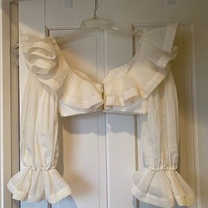 Zimmerman Long Sleeve Crop Top